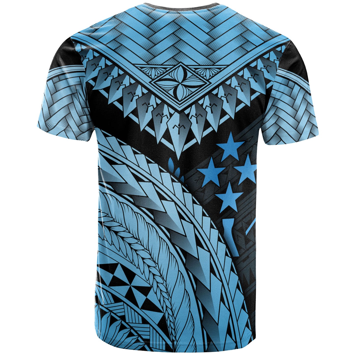 Kosrae Custom Personalised T-Shirt - Polynesian Necklace and Lauhala