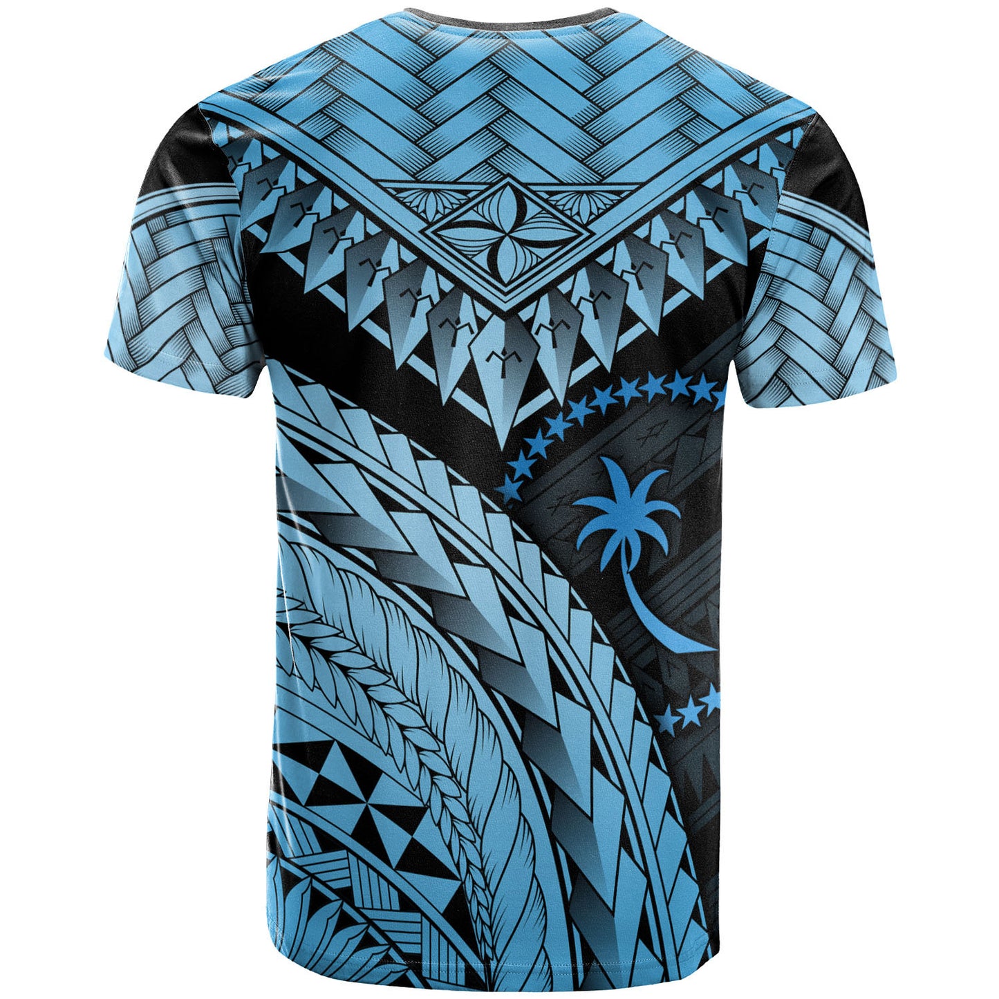 Chuuk Custom Personalised T-Shirt - Polynesian Necklace and Lauhala