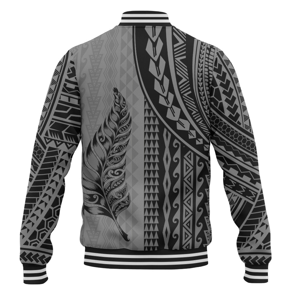 New Zealand Baseball Jacket Polynesian Tattoo
