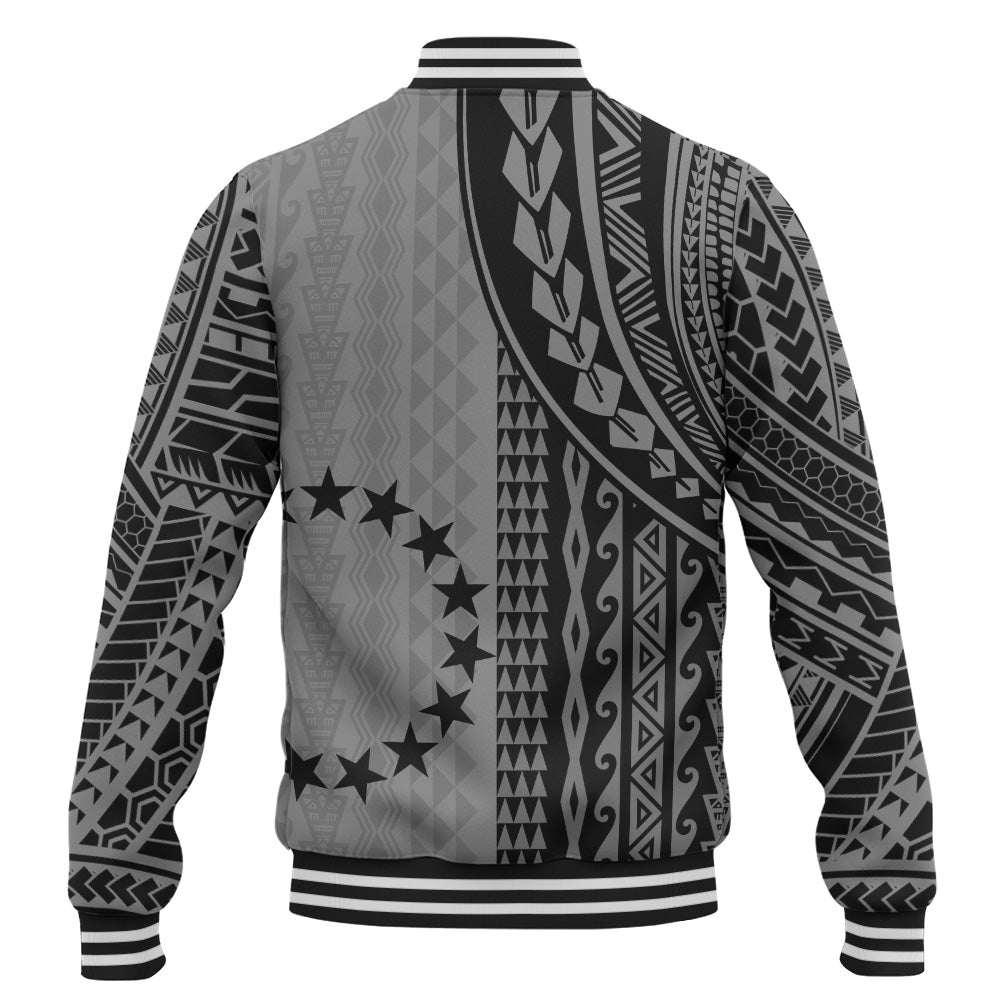 Cook Islands Baseball Jacket Polynesian Tattoo
