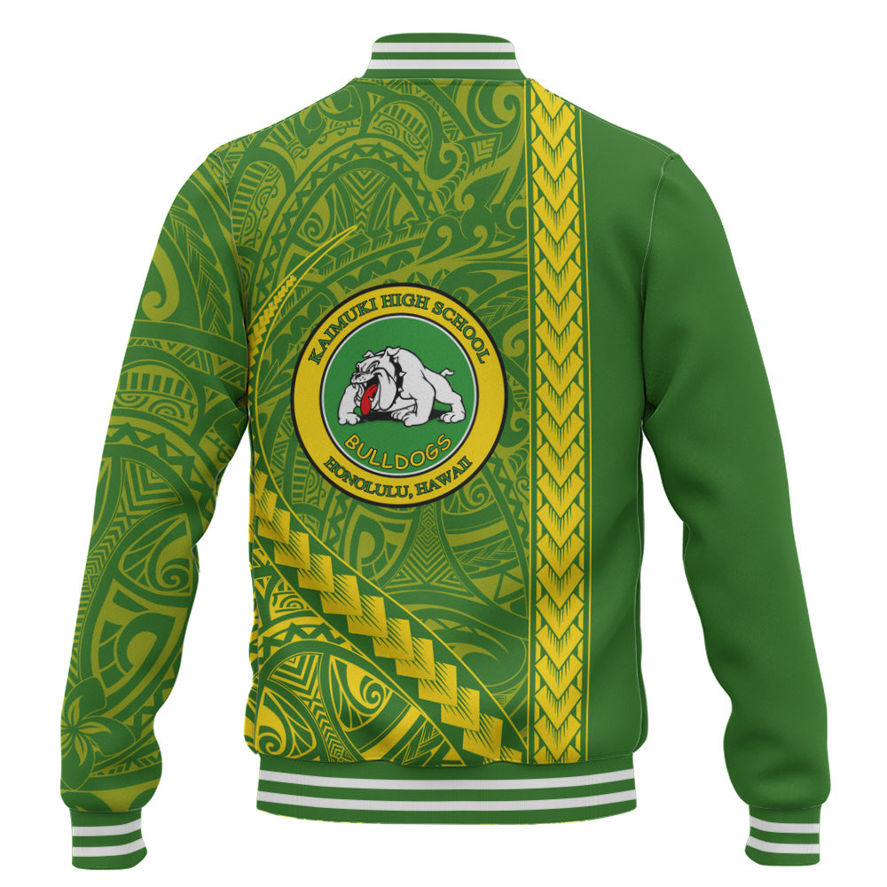 Kaimuki High School Baseball Jacket Tribal Polynesian Pride Style