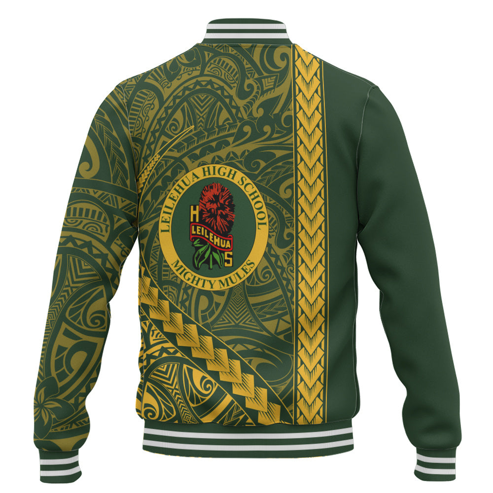 Leilehua High School Baseball Jacket Tribal Polynesian Pride Style