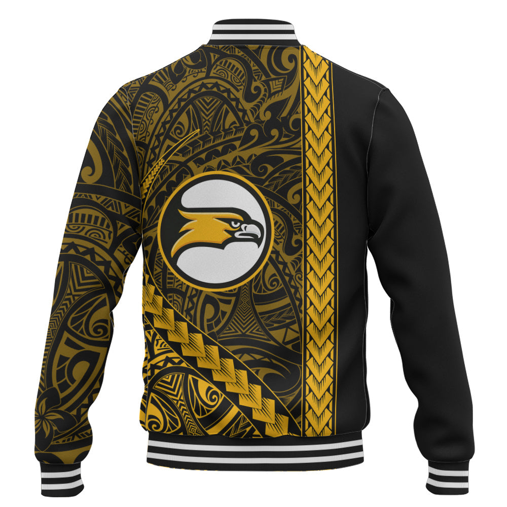 Nanakuli High and Intermediate School Baseball Jacket Tribal Polynesian Pride Style