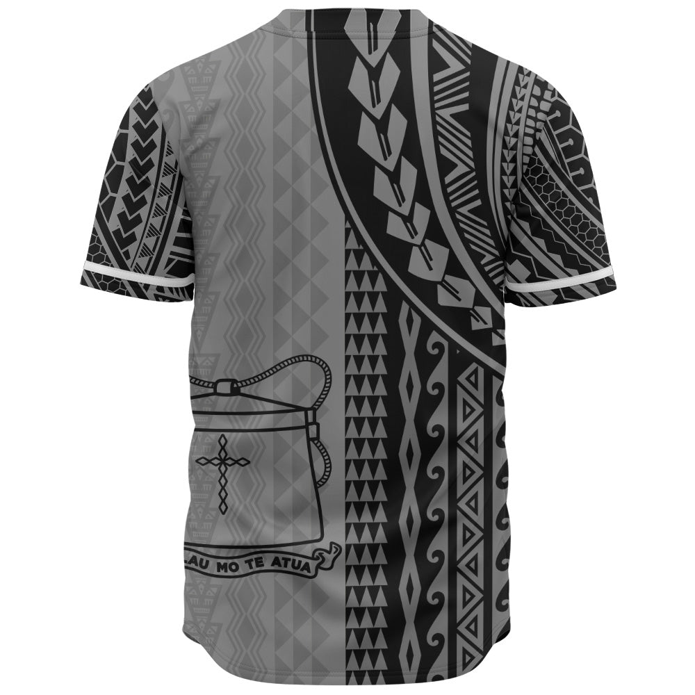Tokelau Baseball Shirt Polynesian Tattoo