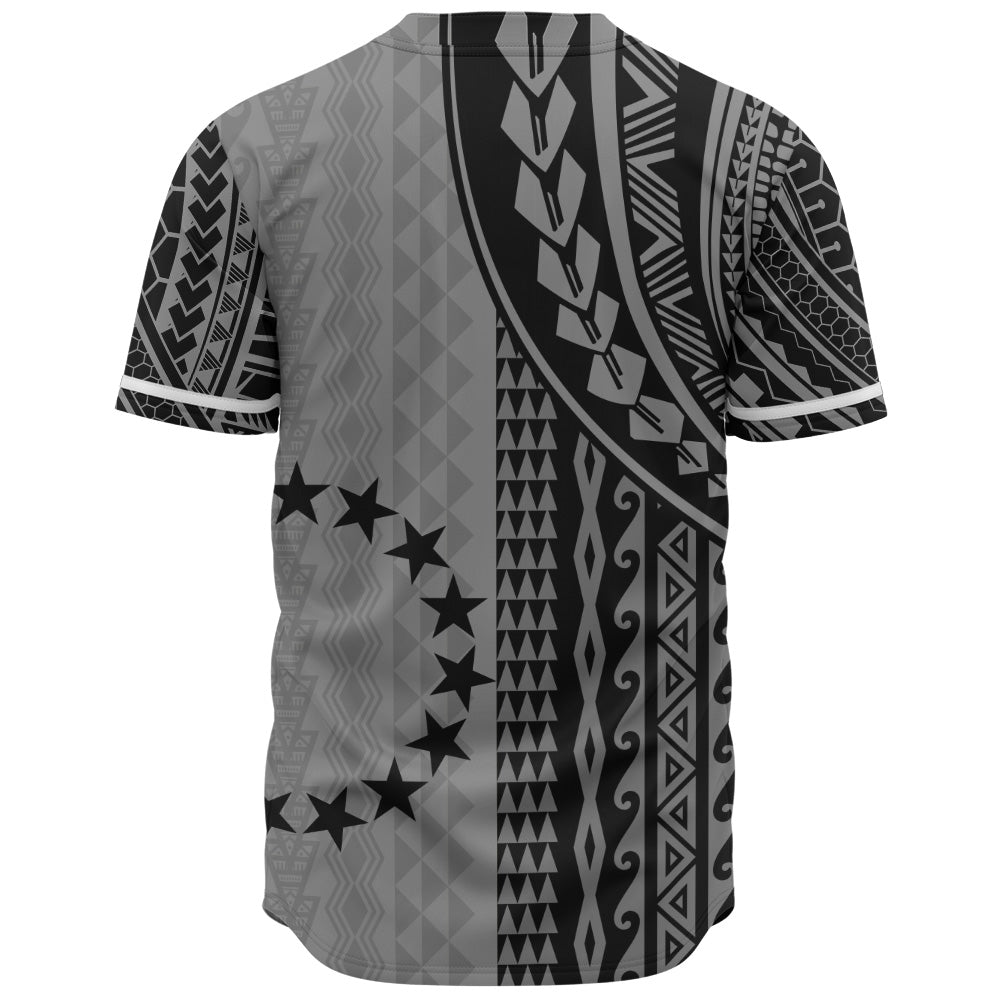 Cook Islands Baseball Shirt Polynesian Tattoo