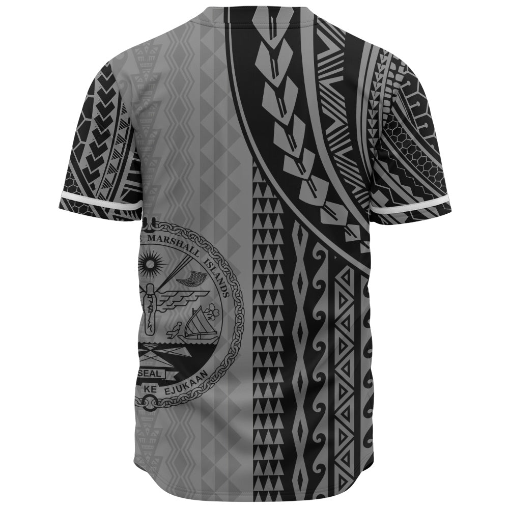 Marshall Islands Baseball Shirt Polynesian Tattoo