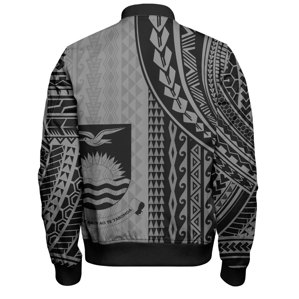 Kiribati Bomber Jacket Polynesian Tattoo