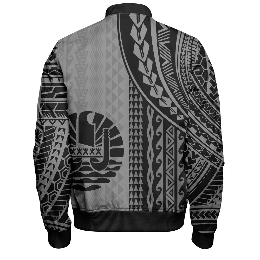 Tahiti Bomber Jacket Polynesian Tattoo