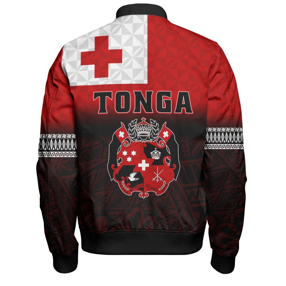 Tonga Bomber Jacket Kingdom Crest 676 Island Pride