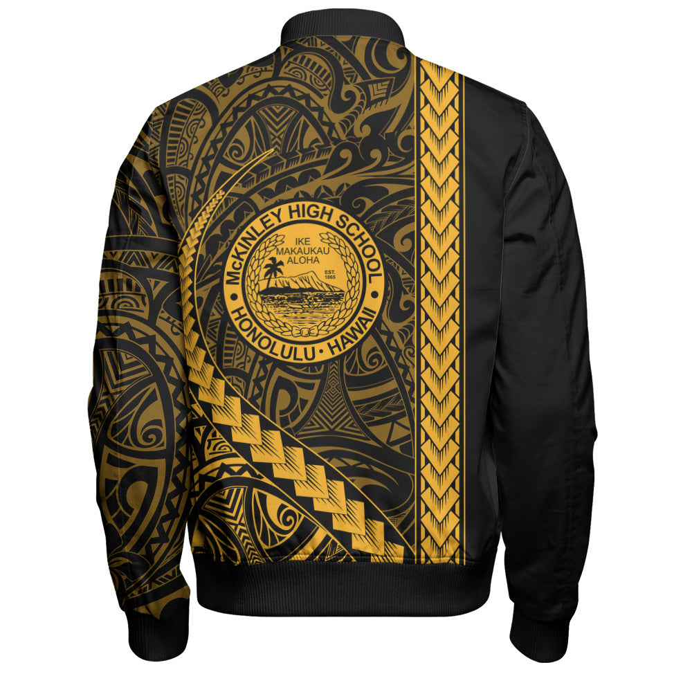 President William McKinley High School Bomber Jacket Tribal Polynesian Pride Style