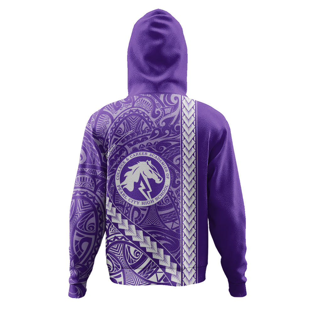 Pearl City High School (Hawaii) Hoodie Tribal Polynesian Pride Style