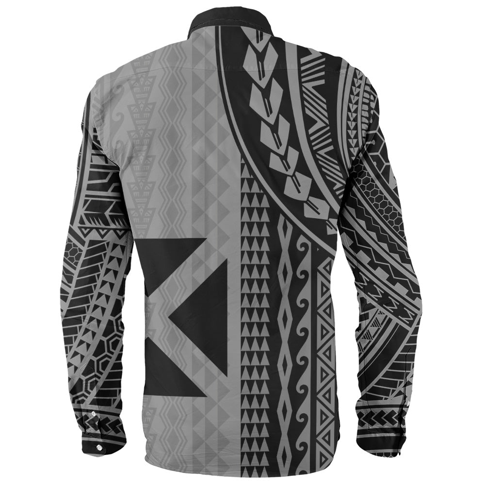 Wallis And Futuna Long Sleeve Shirt Polynesian Tattoo