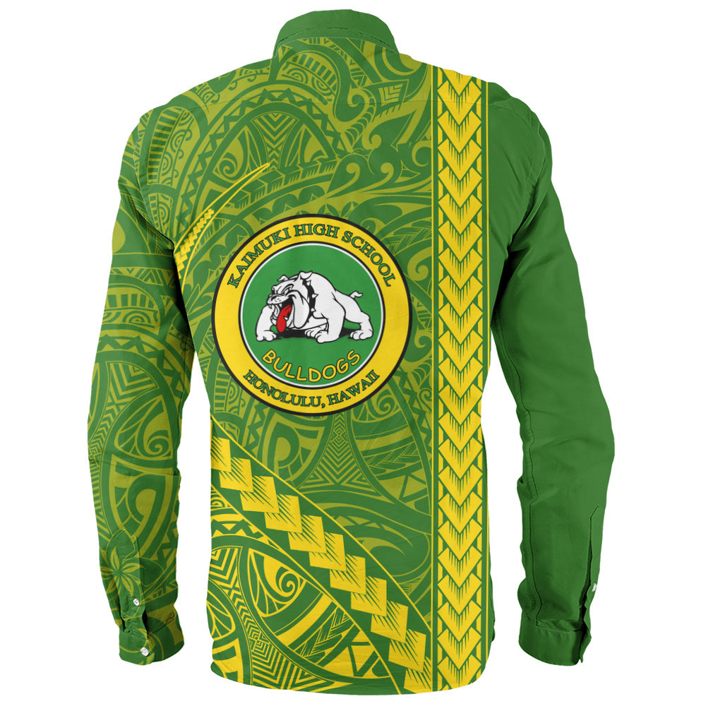 Kaimuki High School Long Sleeve Shirt Tribal Polynesian Pride Style