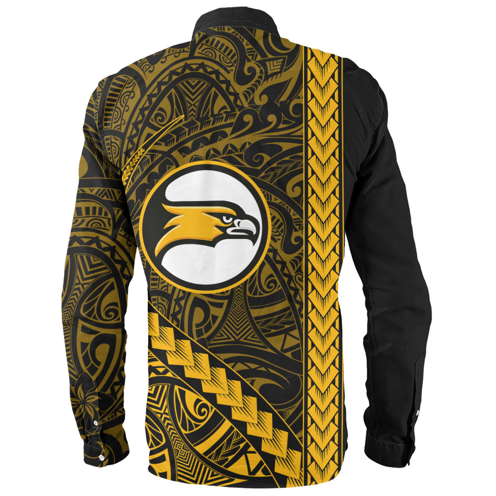 Nanakuli High and Intermediate School Long Sleeve Shirt Tribal Polynesian Pride Style