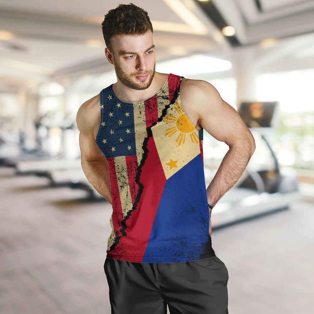 Philippines Filipinos Tank Top Filipino American Unity Style
