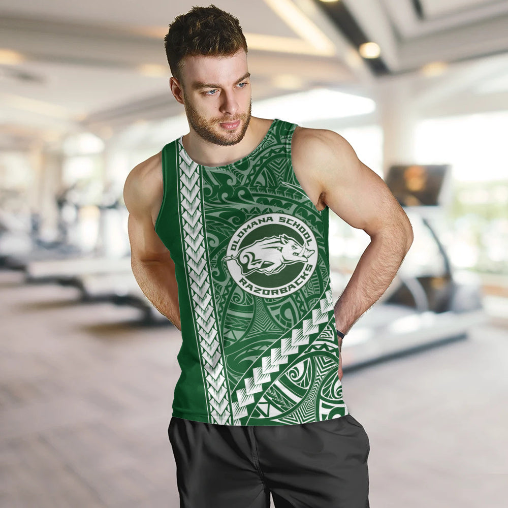 Olomana High & Intermediate School Tank Top Tribal Polynesian Pride Style