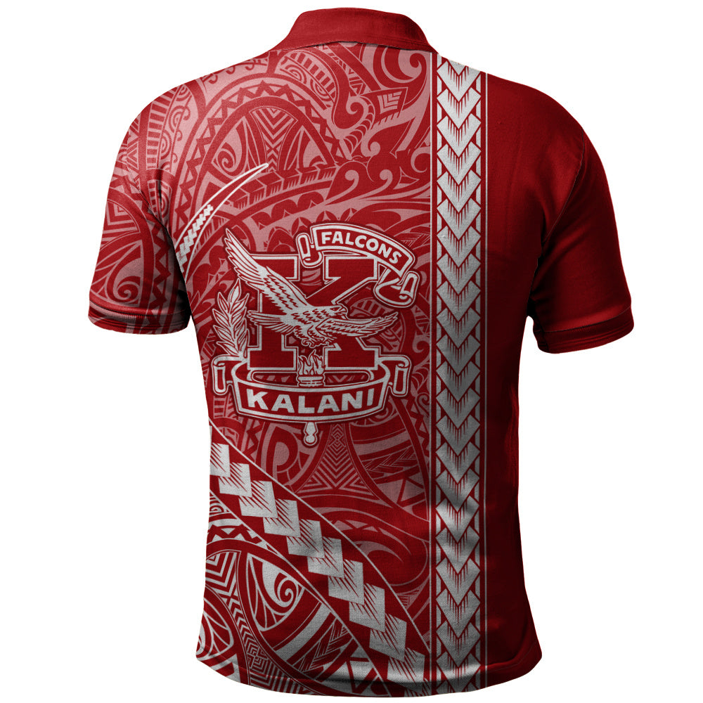 Kalani High School Polo Shirt Tribal Polynesian Pride Style