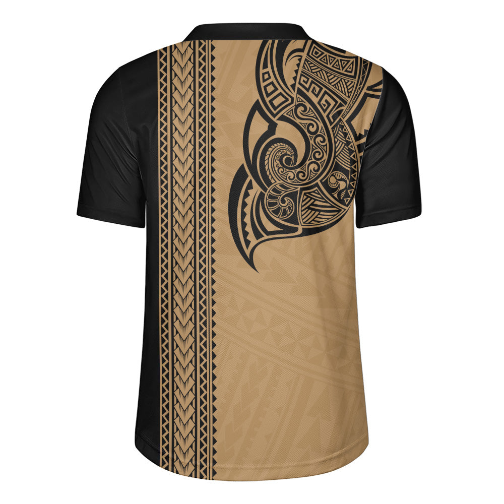 Hawaii Rugby Jersey Polynesia Tribal Turtle Tattoo
