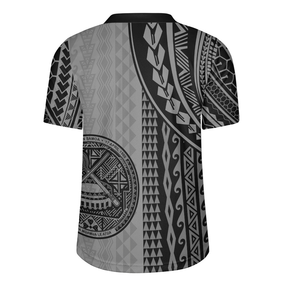 American Samoa Rugby Jersey Polynesian Tattoo
