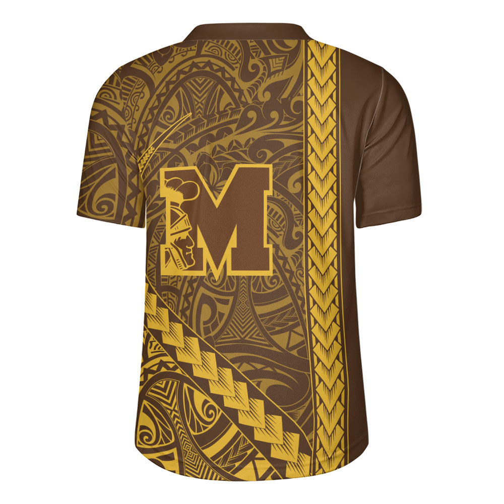 Mililani High School Rugby Jersey Tribal Polynesian Pride Style