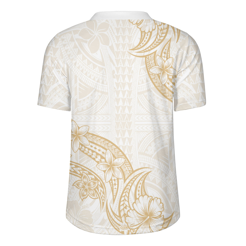 Hawaii Rugby Jersey Plumeria Tribal Wave