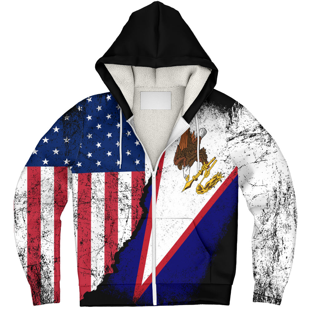 American Samoa Sherpa Hoodie American Unity Style