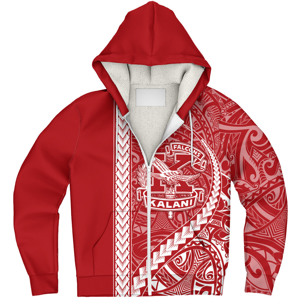 Kalani High School Sherpa Hoodie Tribal Polynesian Pride Style