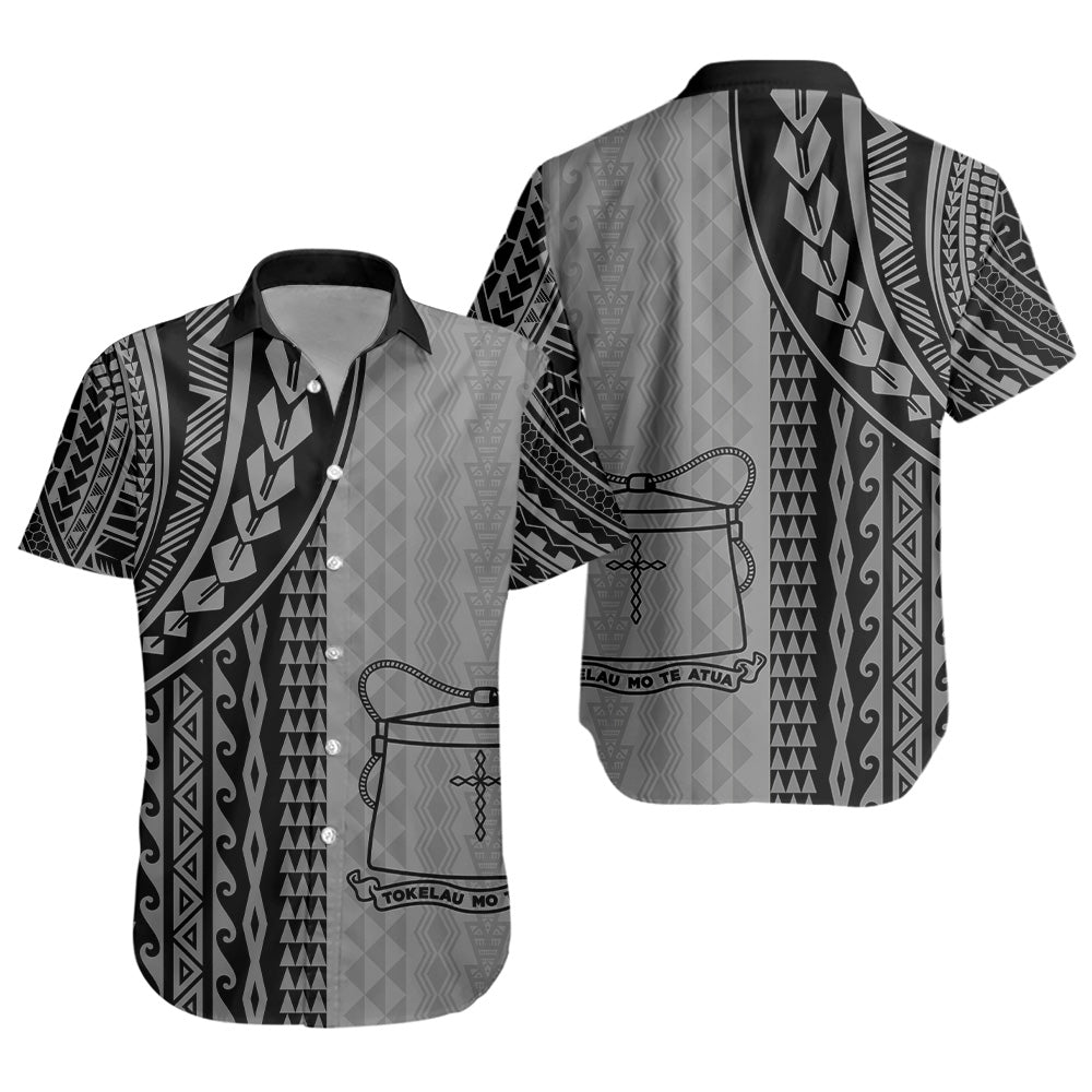 Tokelau Short Sleeve Shirt Polynesian Tattoo