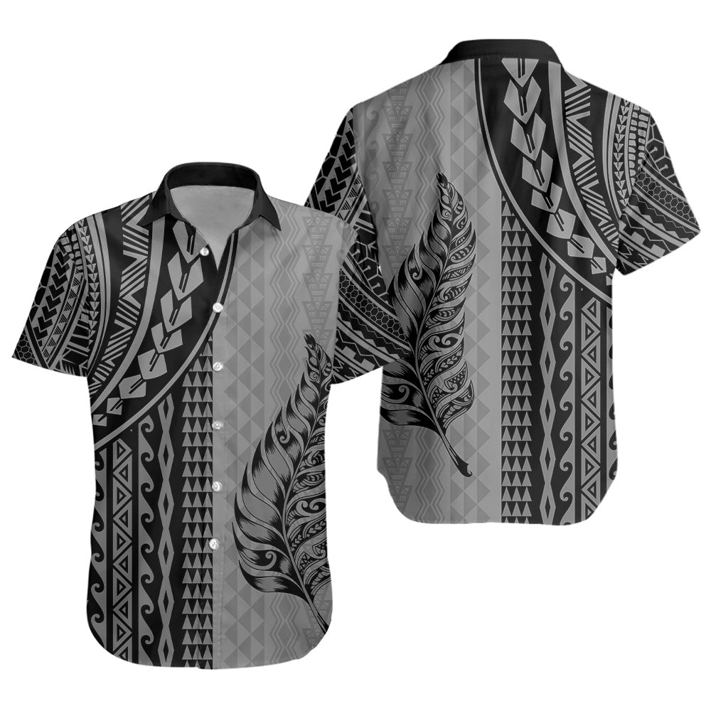 New Zealand Short Sleeve Shirt Polynesian Tattoo