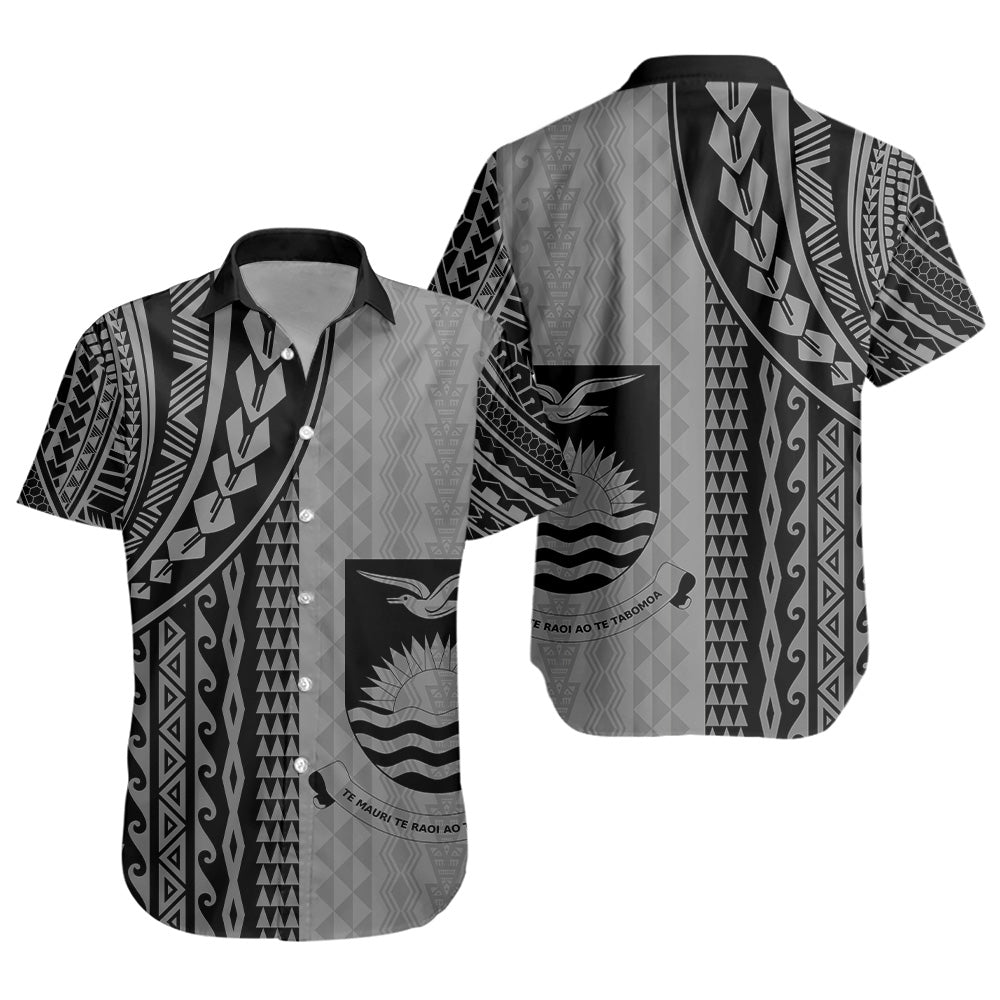 Kiribati Short Sleeve Shirt Polynesian Tattoo