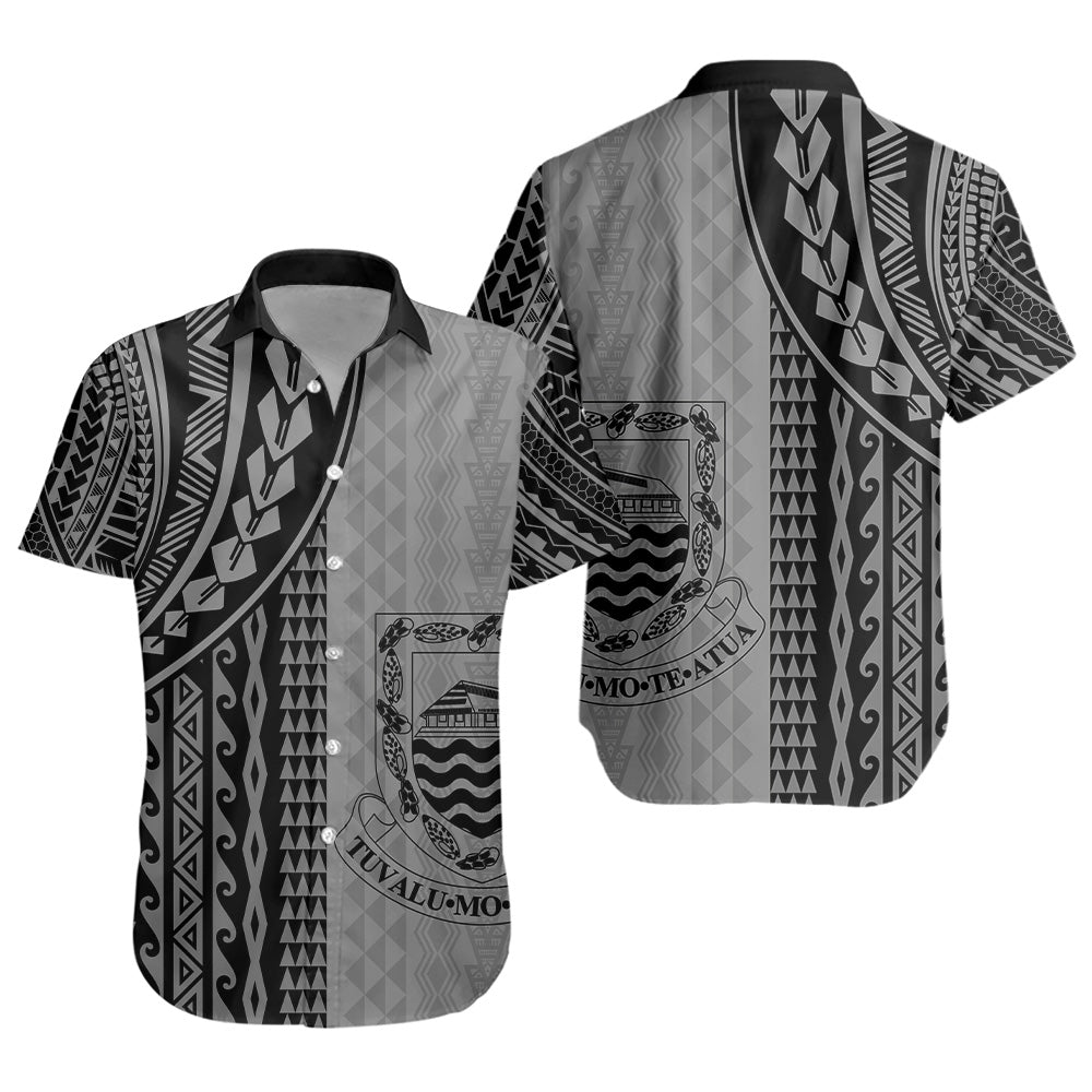 Tuvalu Short Sleeve Shirt Polynesian Tattoo