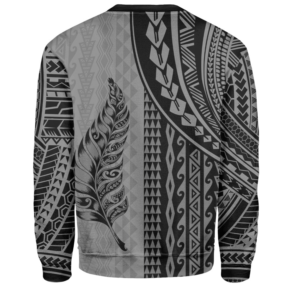 New Zealand Sweatshirt Polynesian Tattoo