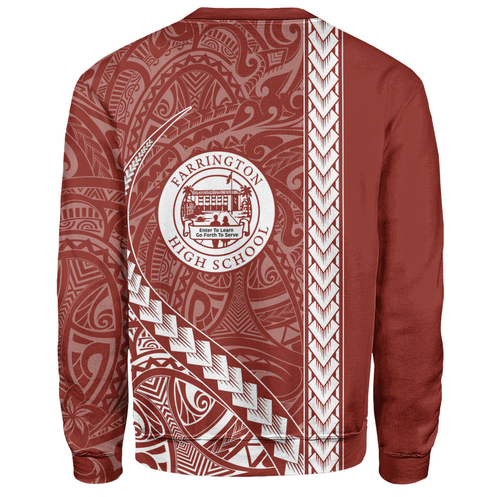 Farrington High School Sweatshirt Tribal Polynesian Pride Style