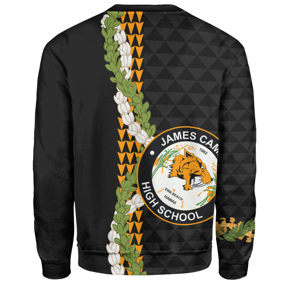 James Campbell High School Sweatshirt Puakenikeni Maile Flower Lei