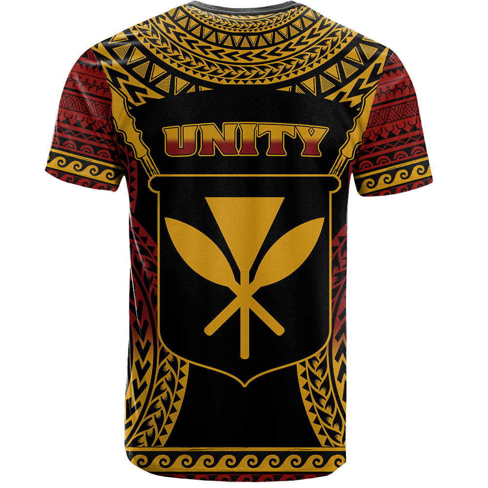 Hawaii T-Shirt King Kamehameha Unity Kanaka Maoli Tribal Style