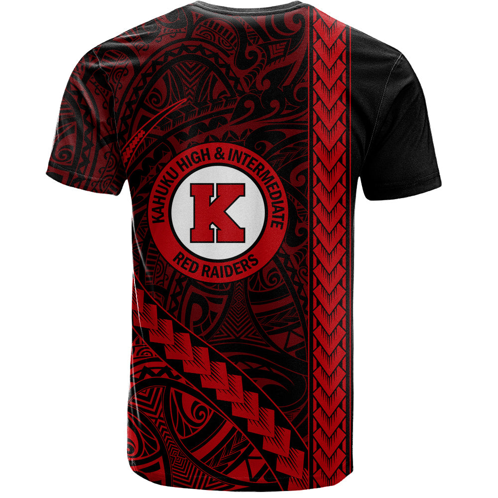 Kahuku High & Intermediate School T-Shirt Tribal Polynesian Pride Style