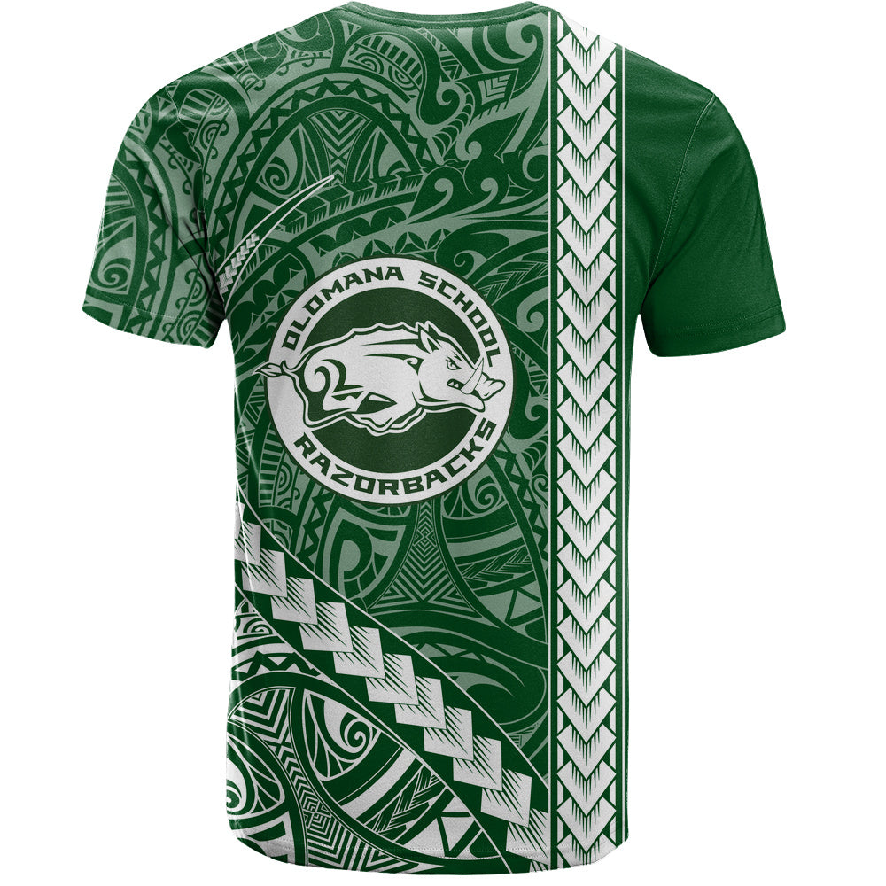 Olomana High & Intermediate School T-Shirt Tribal Polynesian Pride Style