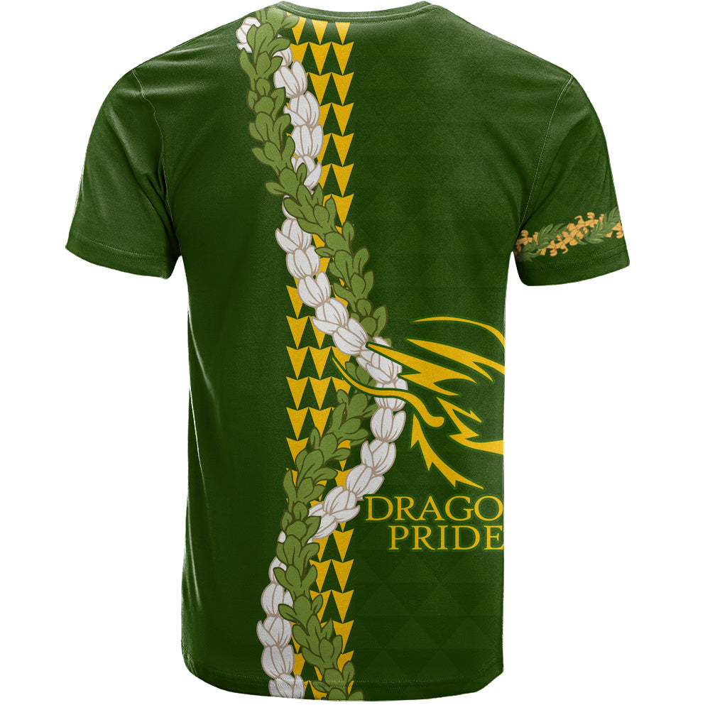 Honokaʻa High & Intermediate School T-Shirt Puakenikeni Maile Flower Lei