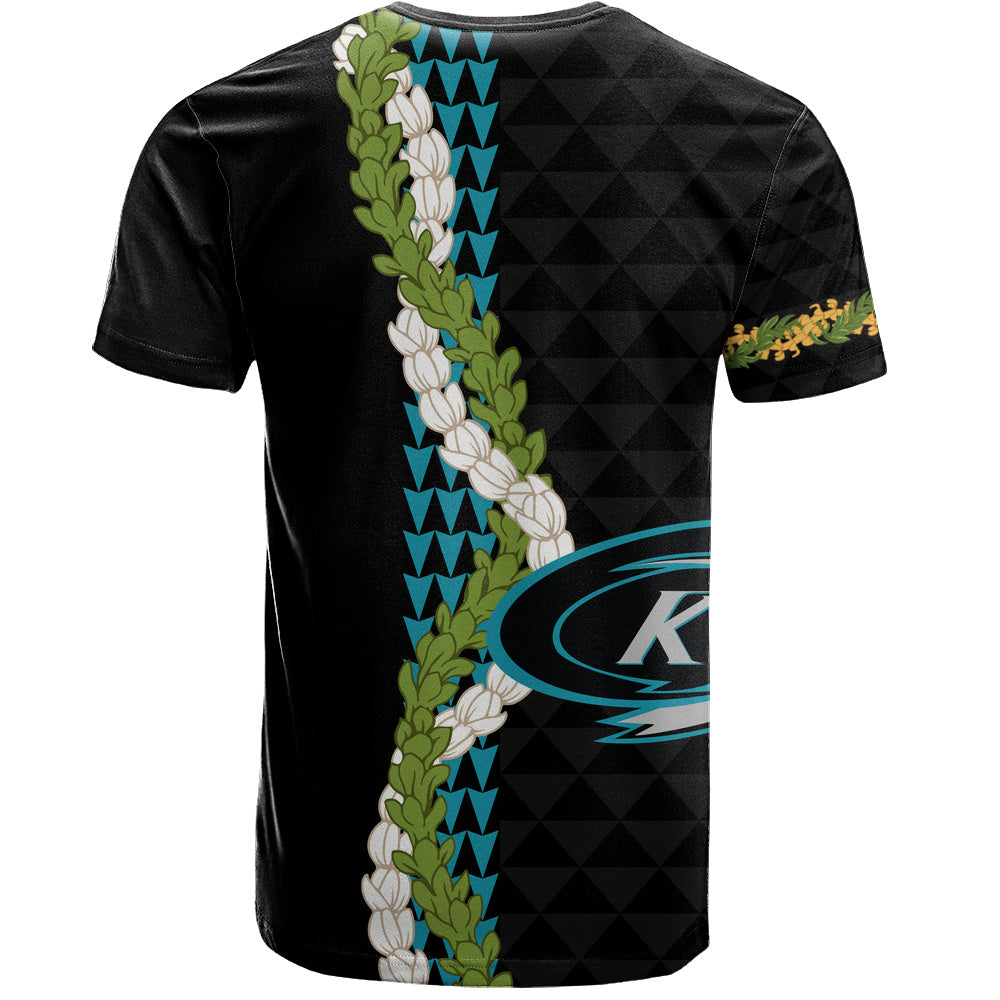 Kapolei High School T-Shirt Puakenikeni Maile Flower Lei
