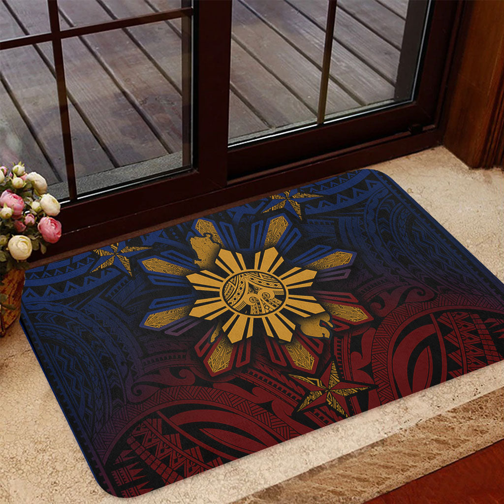 Philippines Filipinos Doormat Golden Sun Islands Tribal Style