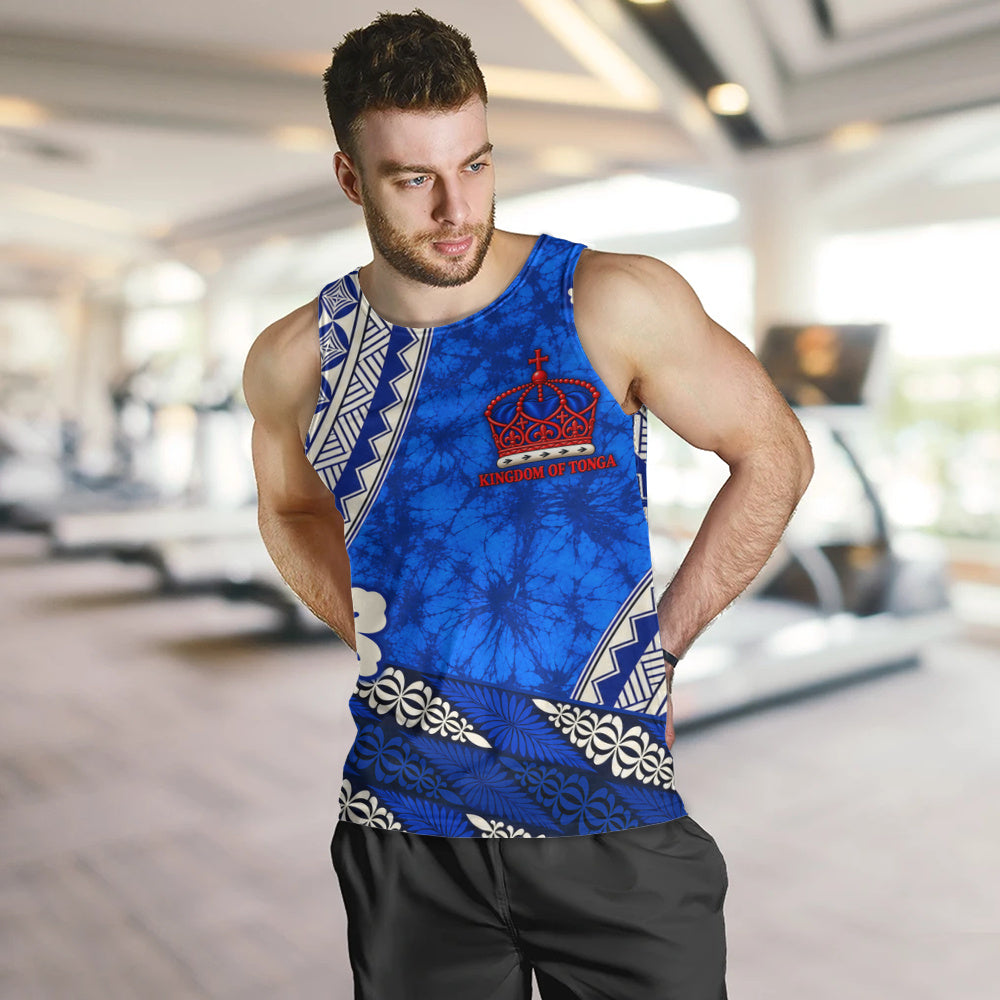 Tonga Tank Top Kingdom Crown Polynesian Floral Pride