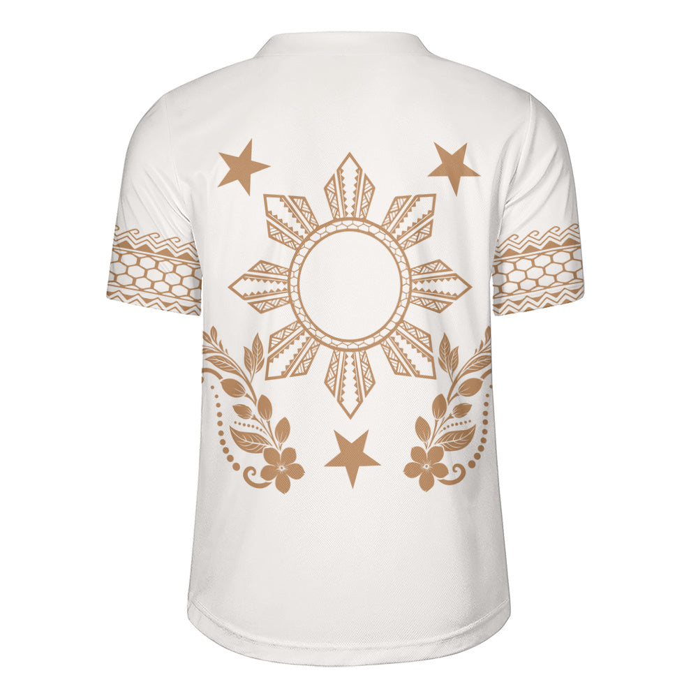Philippines Filipinos Rugby Jersey Sampaguita Sun Filipino Heritage