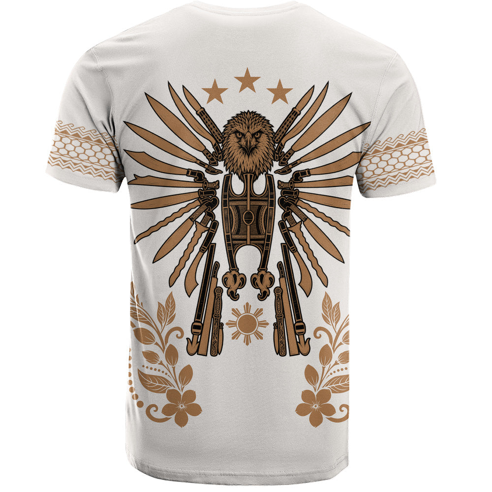 Philippines Filipinos T-Shirt Sampaguita With Eagle Sun Filipino Heritage