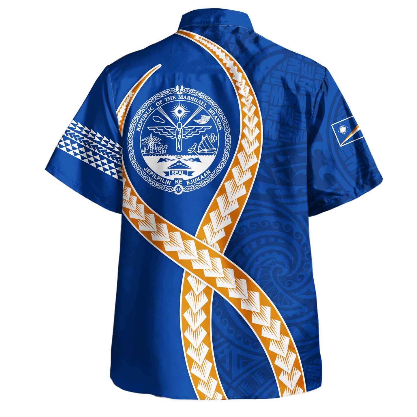 Marshall Islands Hawaiian Shirt Tribal Polynesian In My Heart
