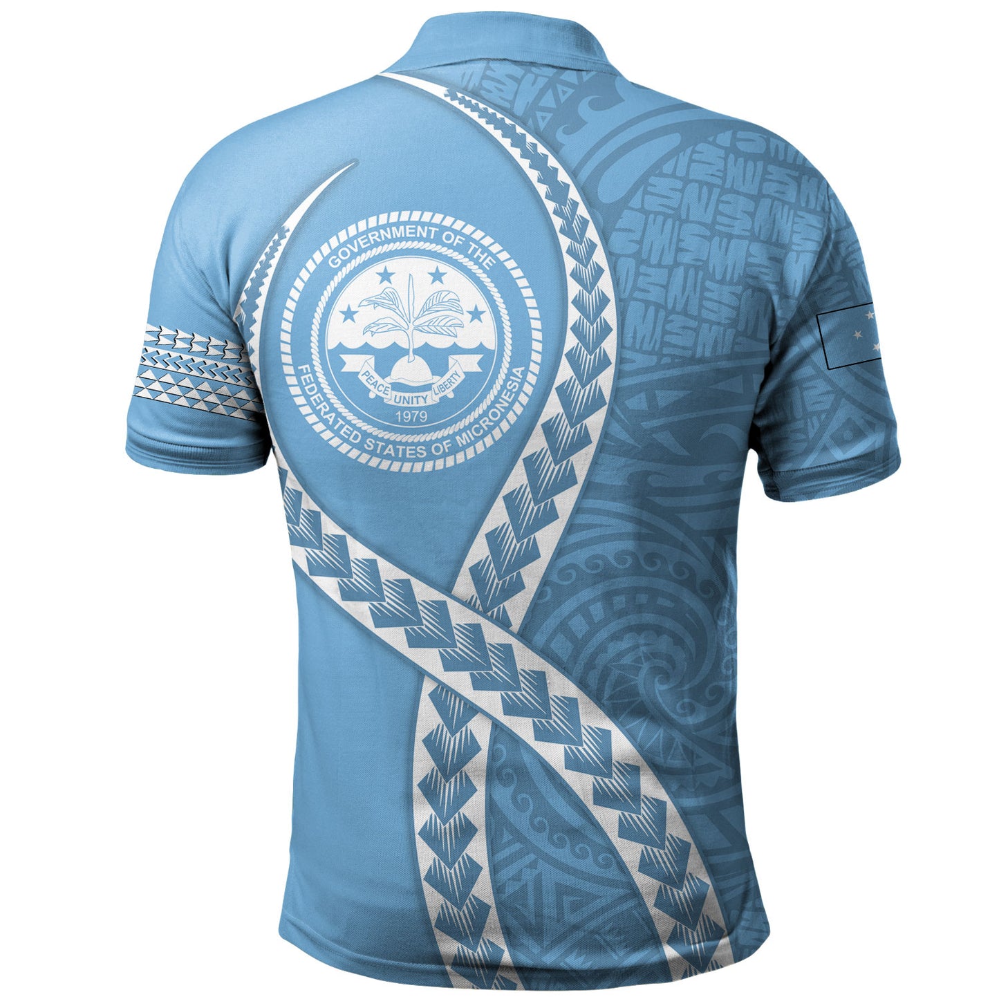 Federated States of Micronesia Polo Shirt Tribal Polynesian In My Heart