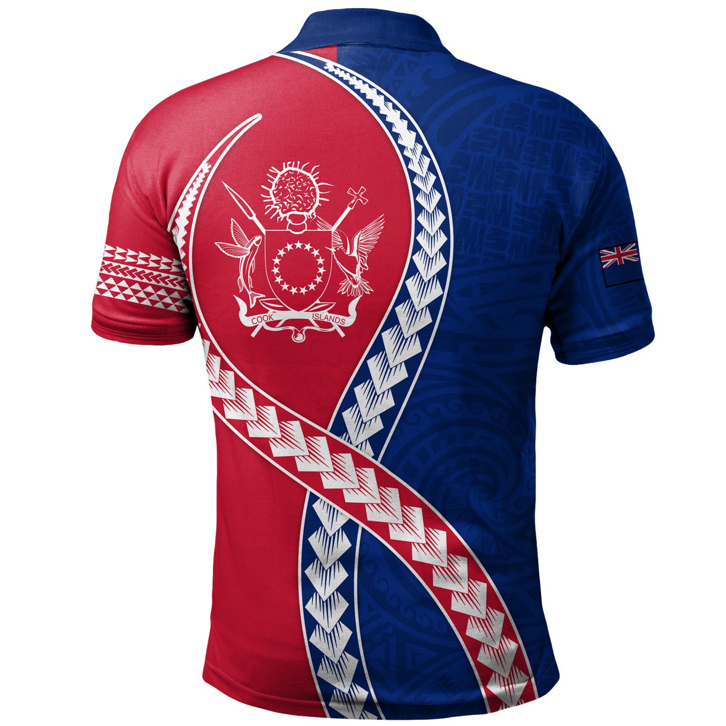 Cook Islands Polo Shirt Tribal Polynesian In My Heart