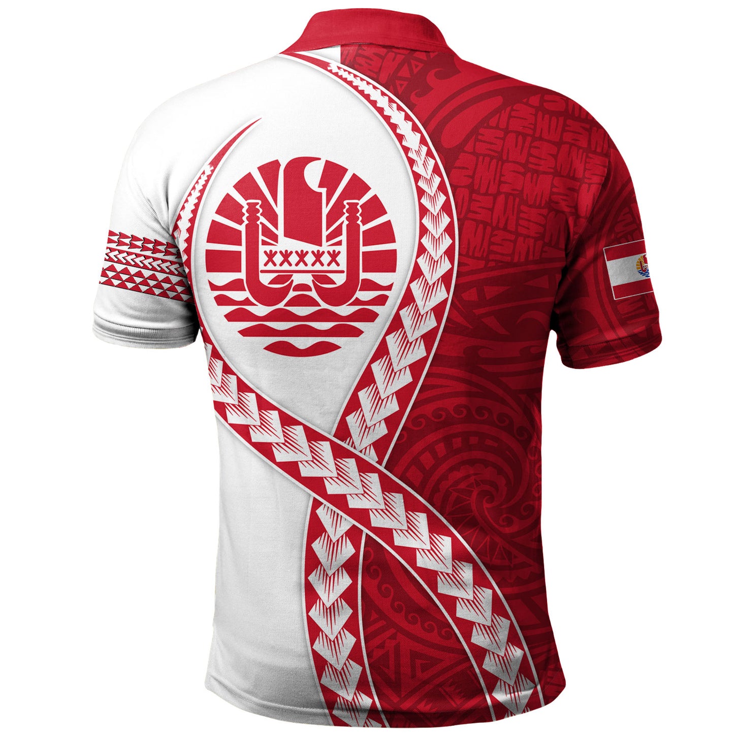 Tahiti Polo Shirt Tribal Polynesian In My Heart