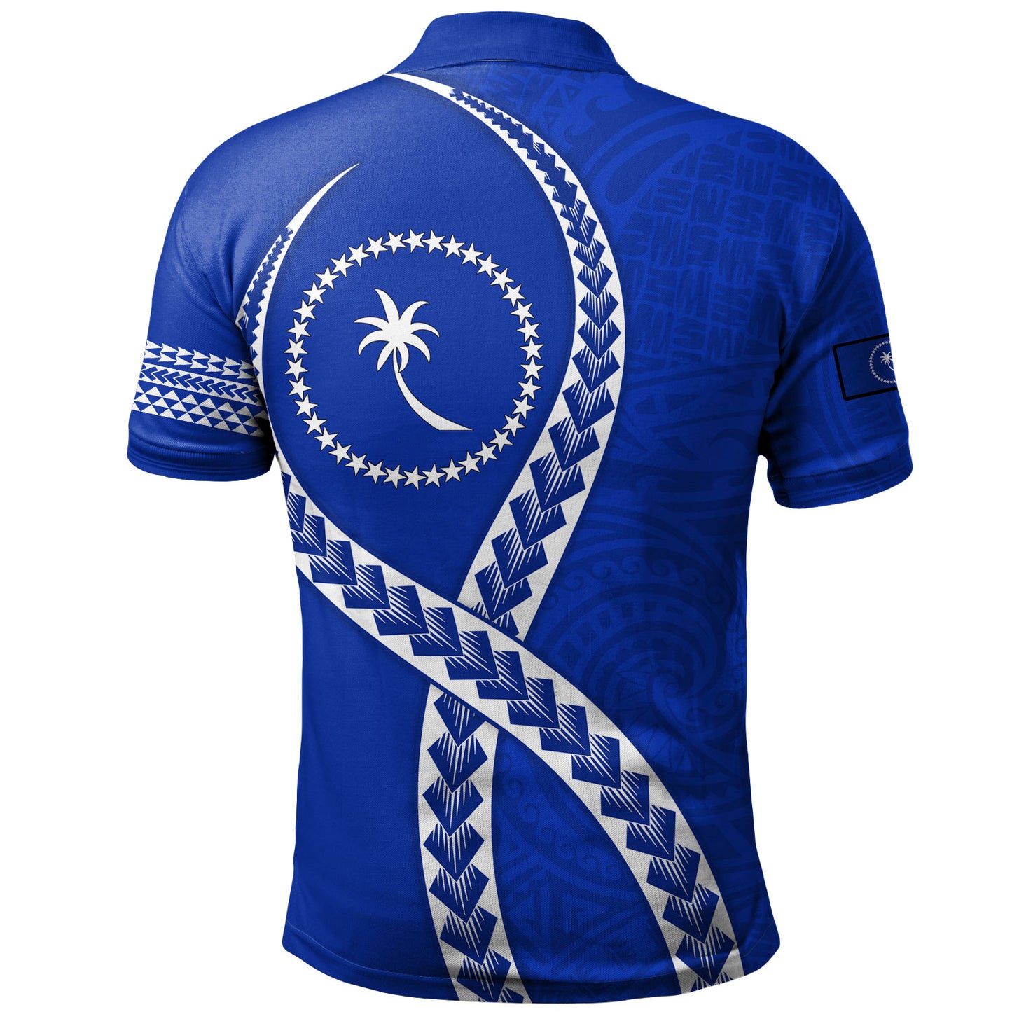 Chuuk State Polo Shirt Tribal Polynesian In My Heart