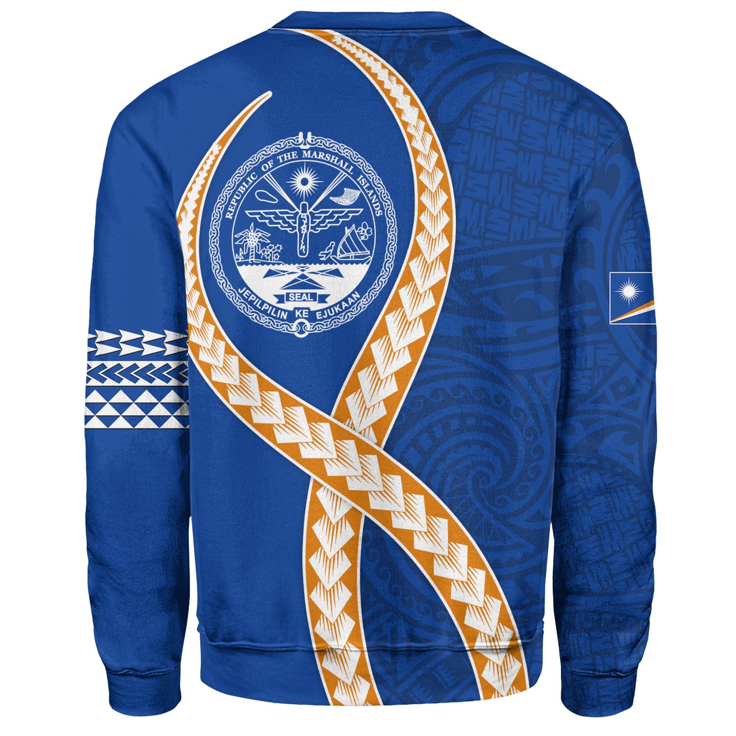 Marshall Islands Sweatshirt Tribal Polynesian In My Heart