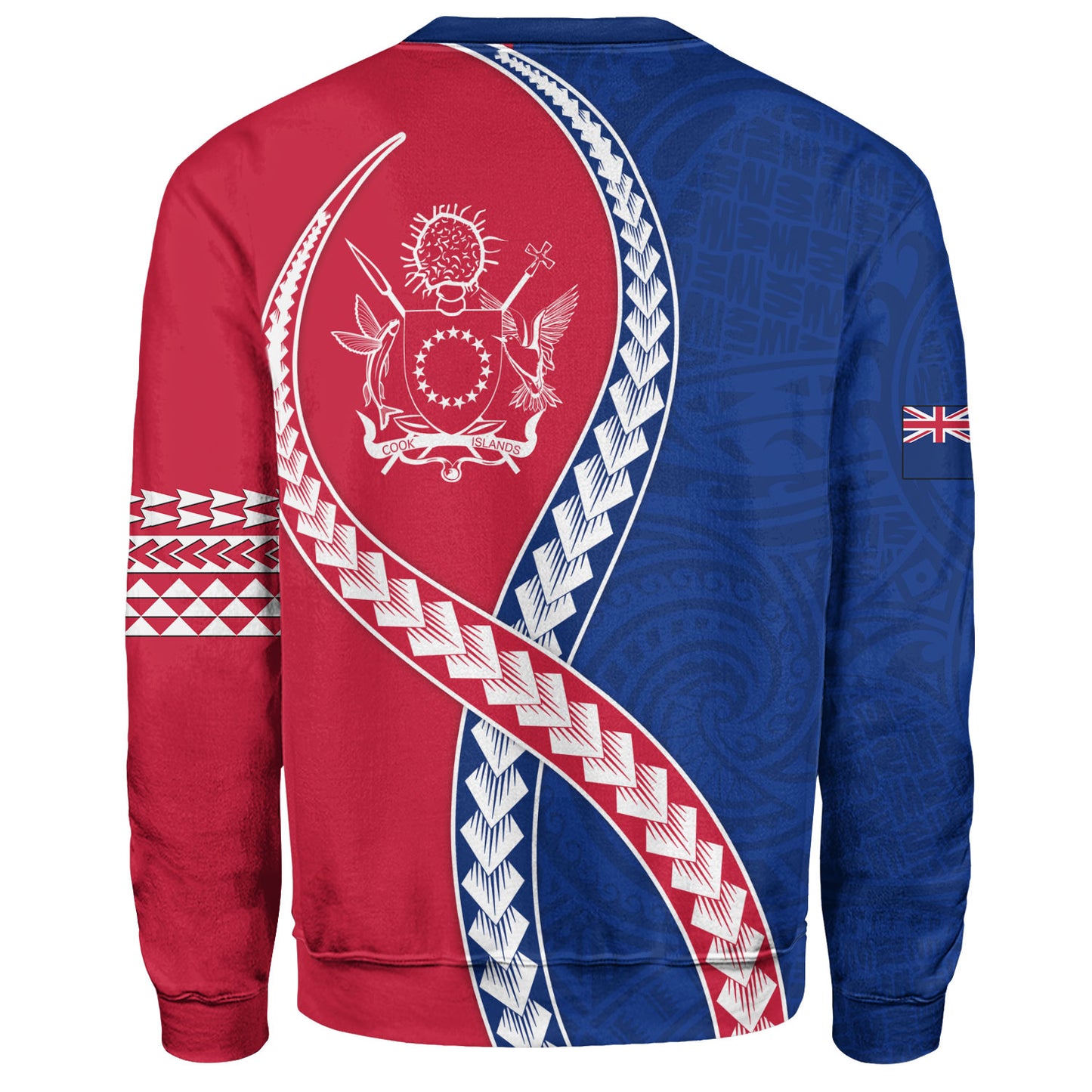 Cook Islands Sweatshirt Tribal Polynesian In My Heart